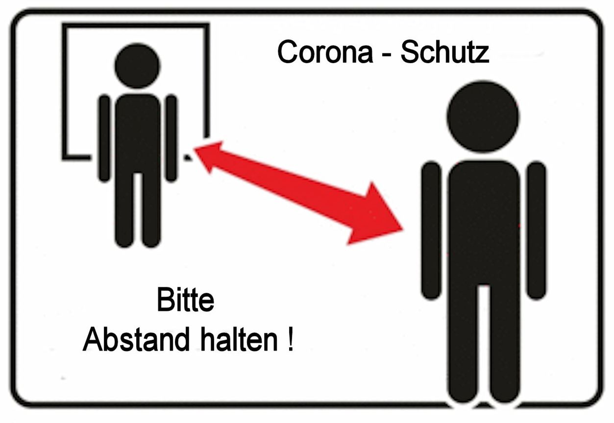 Stop - Coronaschutz