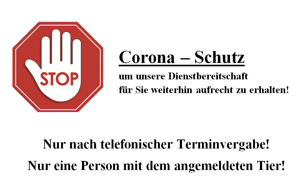 Stop - Coronaschutz