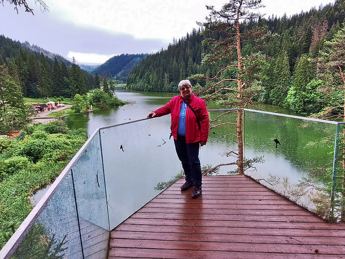 Aussichtspunkt am Lacul Rosu Aussichtspunkt am Lacul Rosu